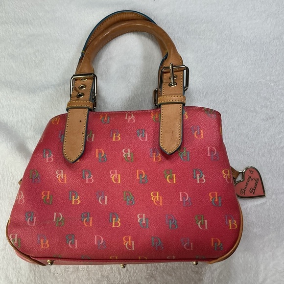 Dooney & Bourke Multicolor Signature Satchel - Picture 5 of 10
